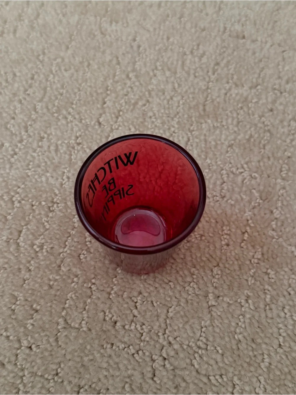 Red Shot Glass